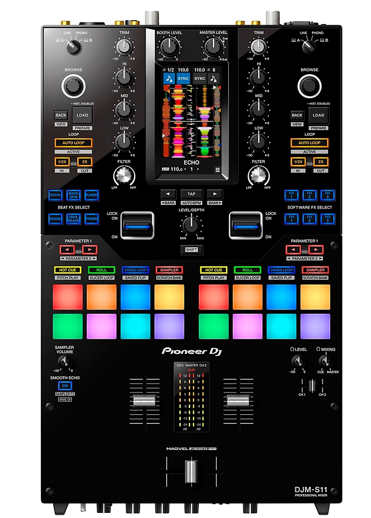 Pioneer DJ DJM-S11 2-channel Mixer for Serato DJ