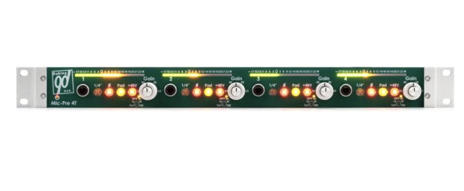 Daking Mic Pre 4T 4-channel Microphone Preamp