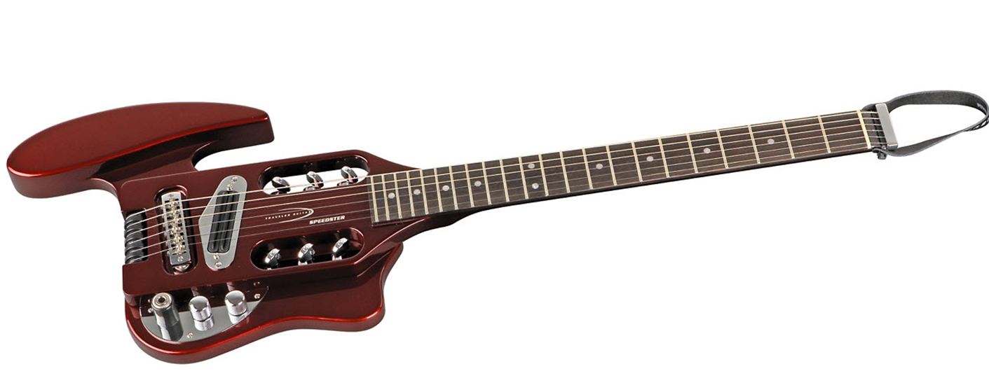 Traveler Guitar Speedster Travel Electric Guitar Candy Apple Red