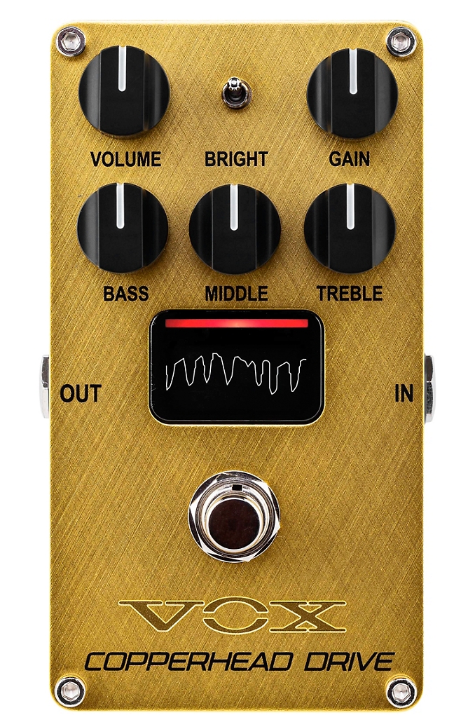 Vox Copperhead Drive - Valve Distortion Pedal Copper