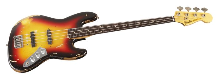 Fender Jaco Pastorius Relic Jazz Bass 3-Tone Sunburst