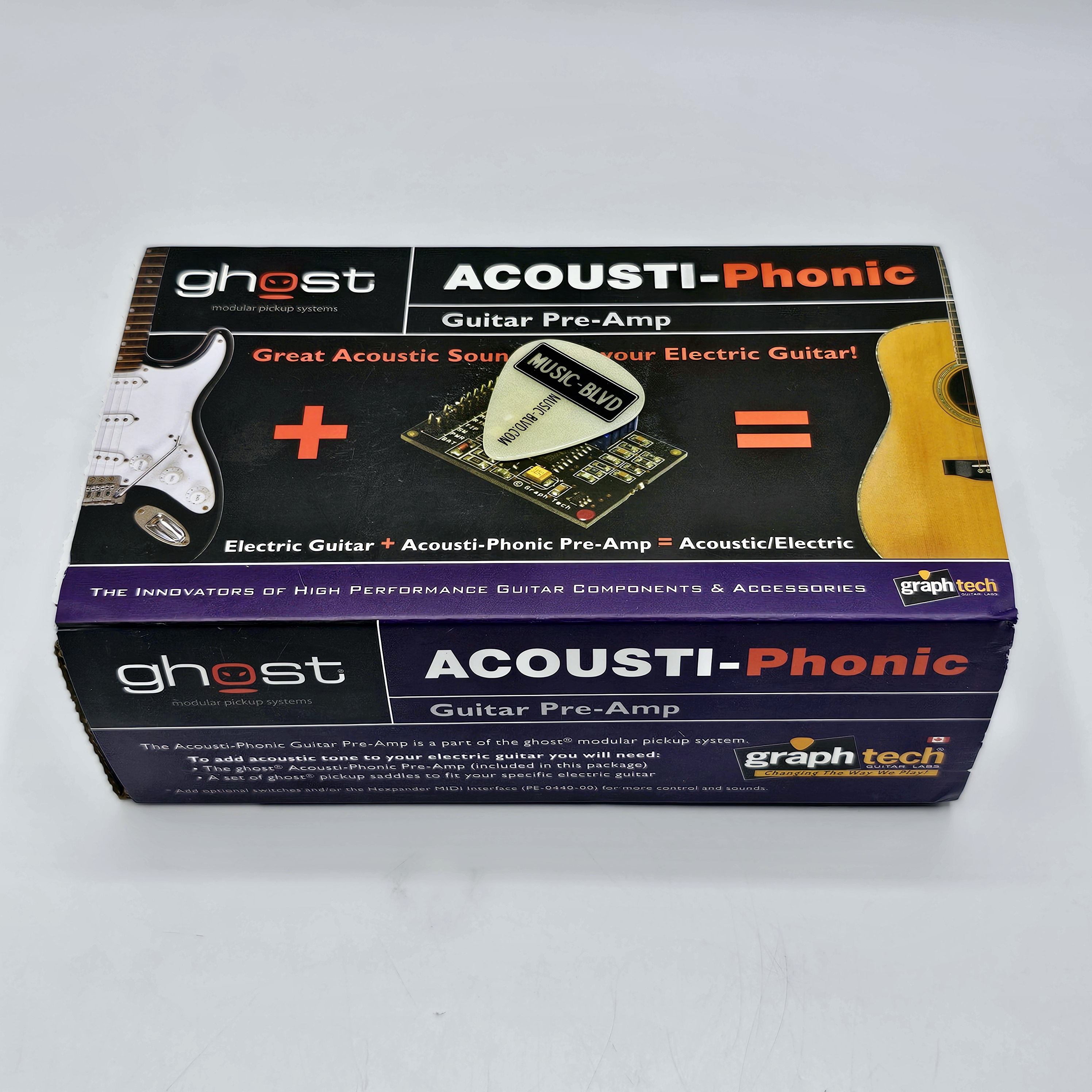 Graph Tech PK-0240-00 Ghost Acousti-Phonic Preamp Kit for Guitar - Advanced