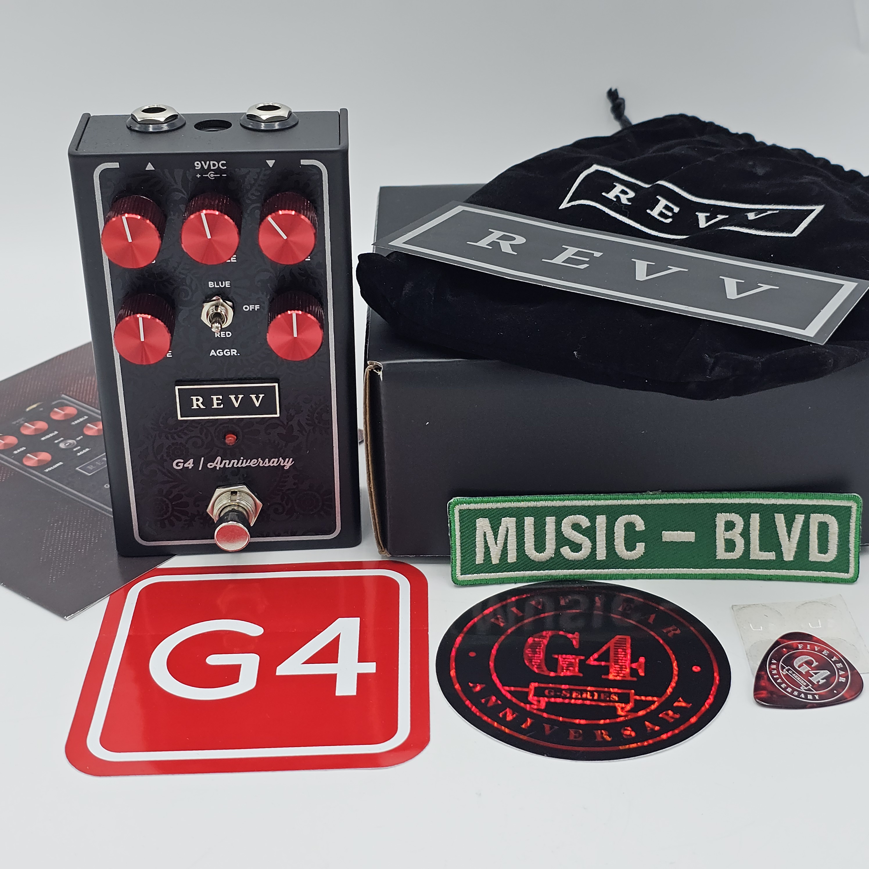 Revv G4 Red Channel Preamp/Overdrive/Distortion Pedal