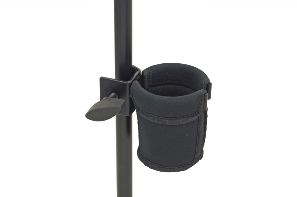 Musician's Gear Microphone Stand Cup Holder Black Universal Clamp