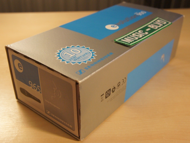 Sennheiser e965 Large Diaphragm Handheld Condenser Mic