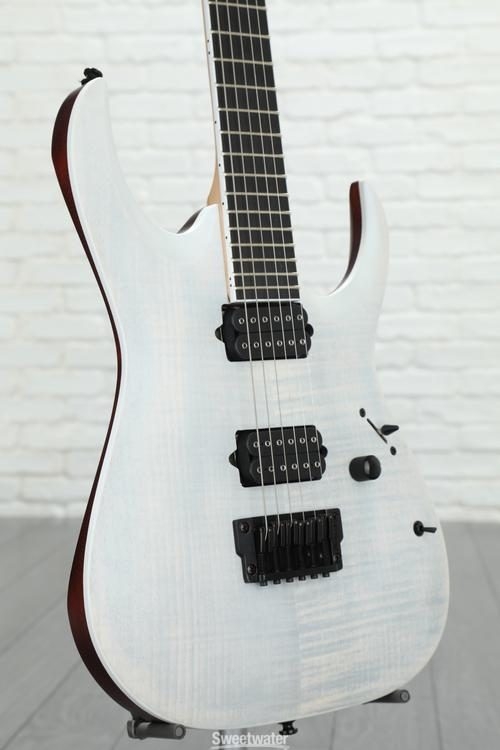 Ibanez RGA Iron Label RGAIX6FM - White Frost Flat