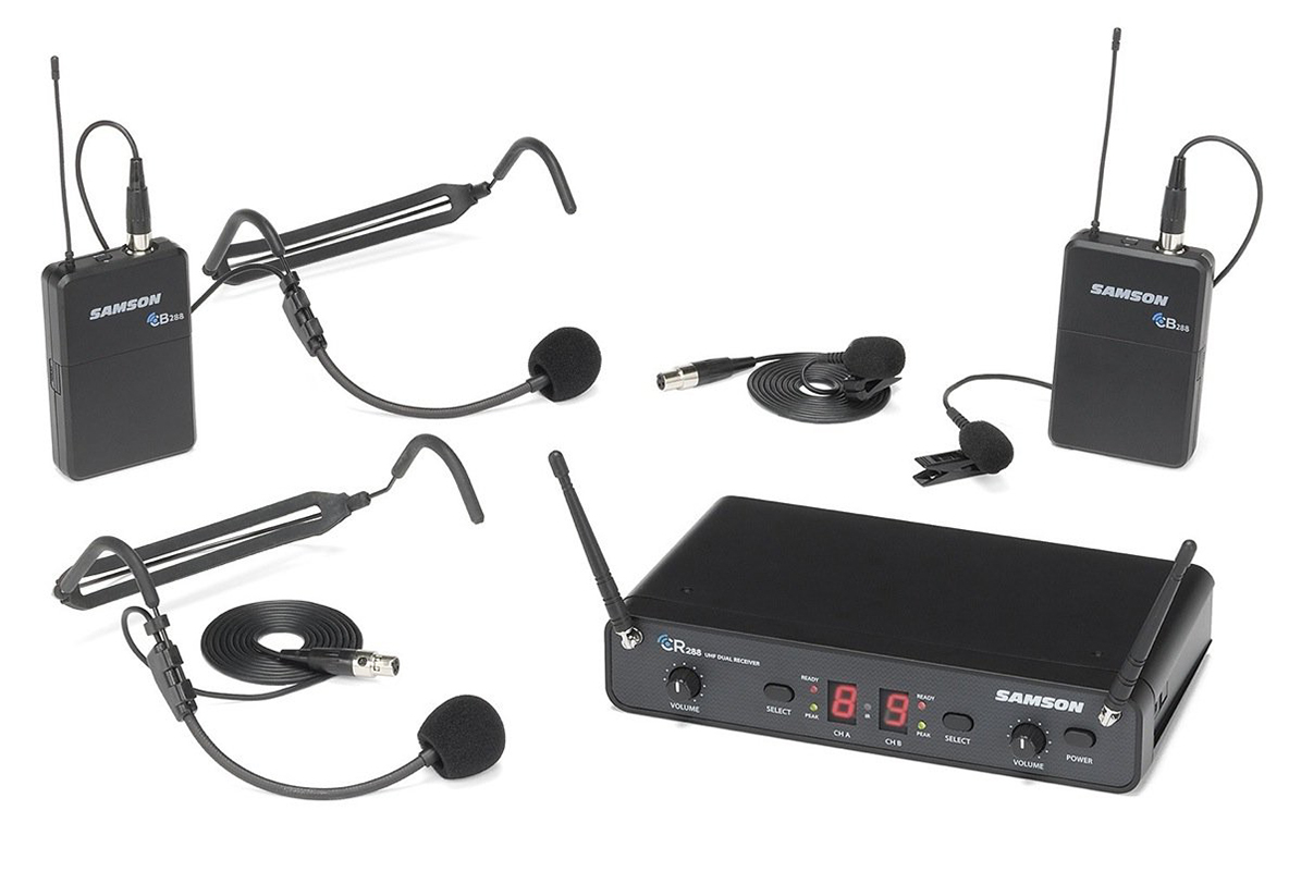 Samson Concert 288 Dual Presenter Combination Wireless System, Channel H