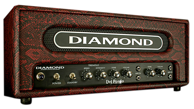 Diamond Amplification Del Fuego USA Custom Series 22W Tube Guitar Amp Head Black