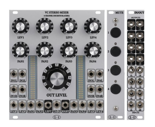 L-1 Stereo Mixer + Mute + IO Expanders