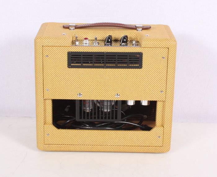 Fender Eric Clapton EC Signature Vibro-Champ 5W 1x8 Hand-Wired Tube Guitar Combo Amp Tweed
