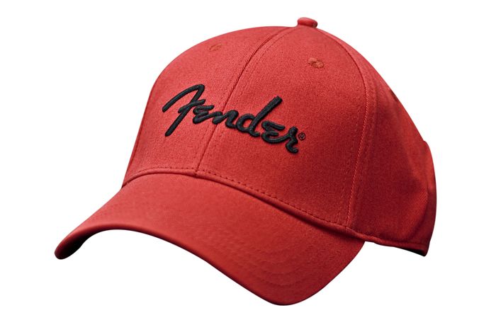 Fender Red Script Logo Stretch Cap
