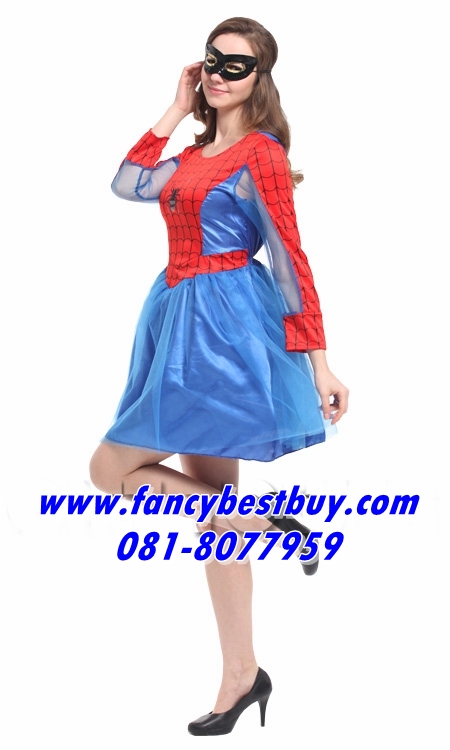 ชุดแฟนซีผู้หญิง ชุด Spider Women ขนาดฟรีไซด์
