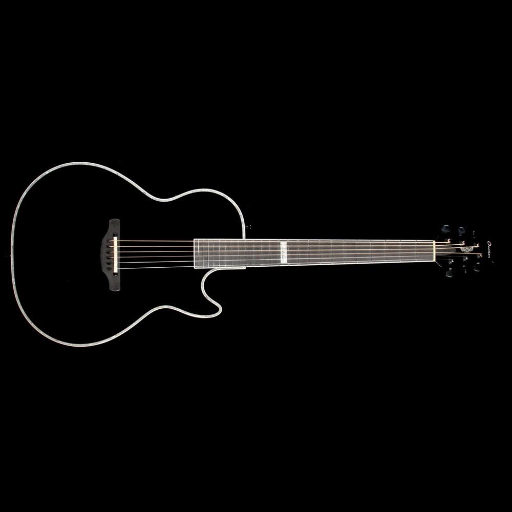 Ovation Dave Amato Viper Steel String Acoustic-Electric Guitar - Black