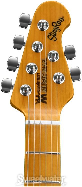 Ernie Ball Music Man StingRay Guitar - Ivory White
