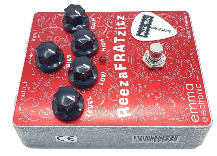 EMMA ReezaFRATZzitz II Overdrive and Distortion Guitar Effects Pedal