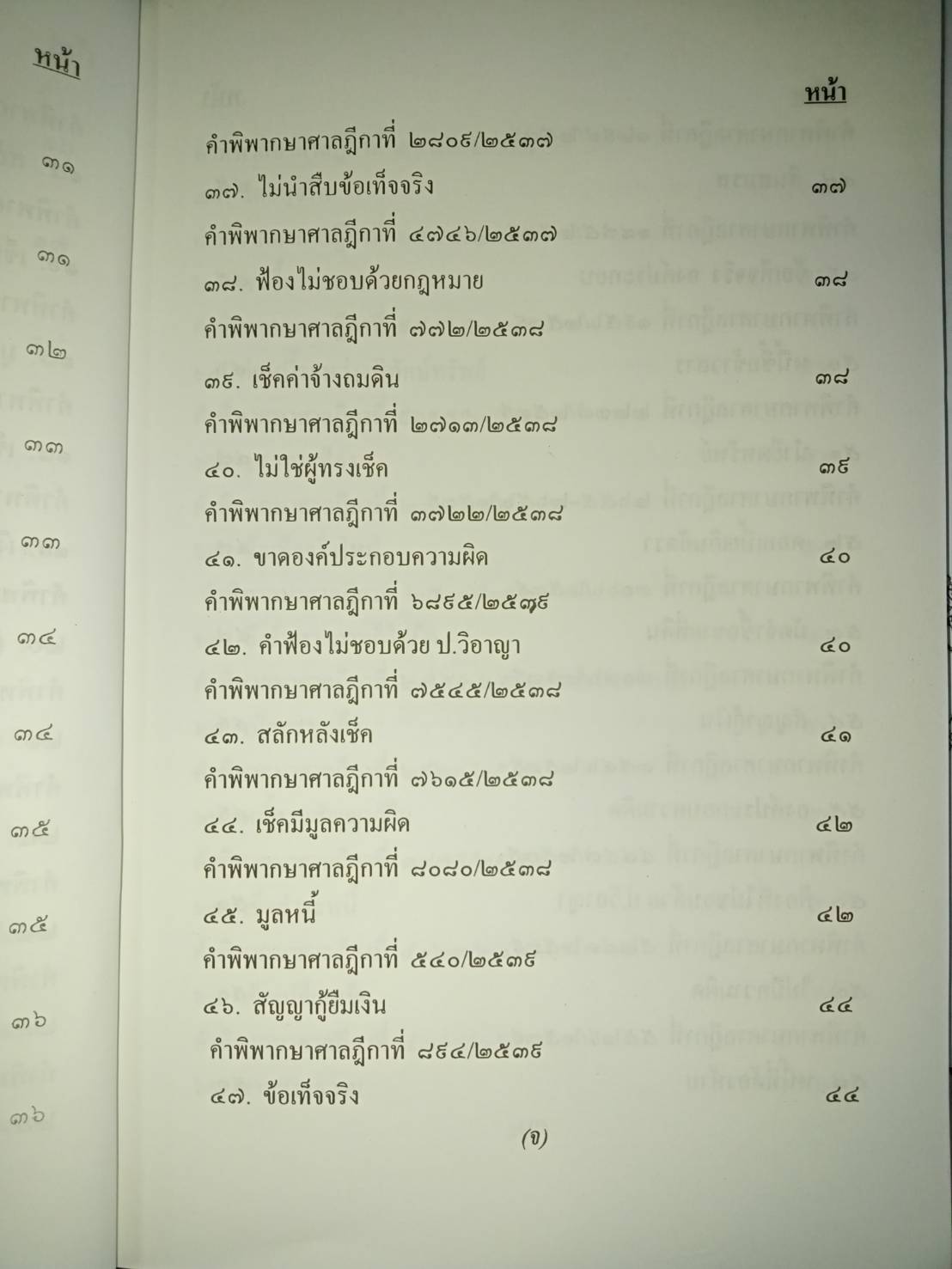 คำพิพากษาคดีเช็ค