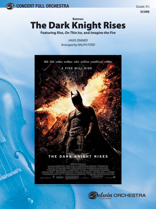 Alfred Batman: The Dark Knight Rises Concert Full Orchestra Grade 3.5 Set
