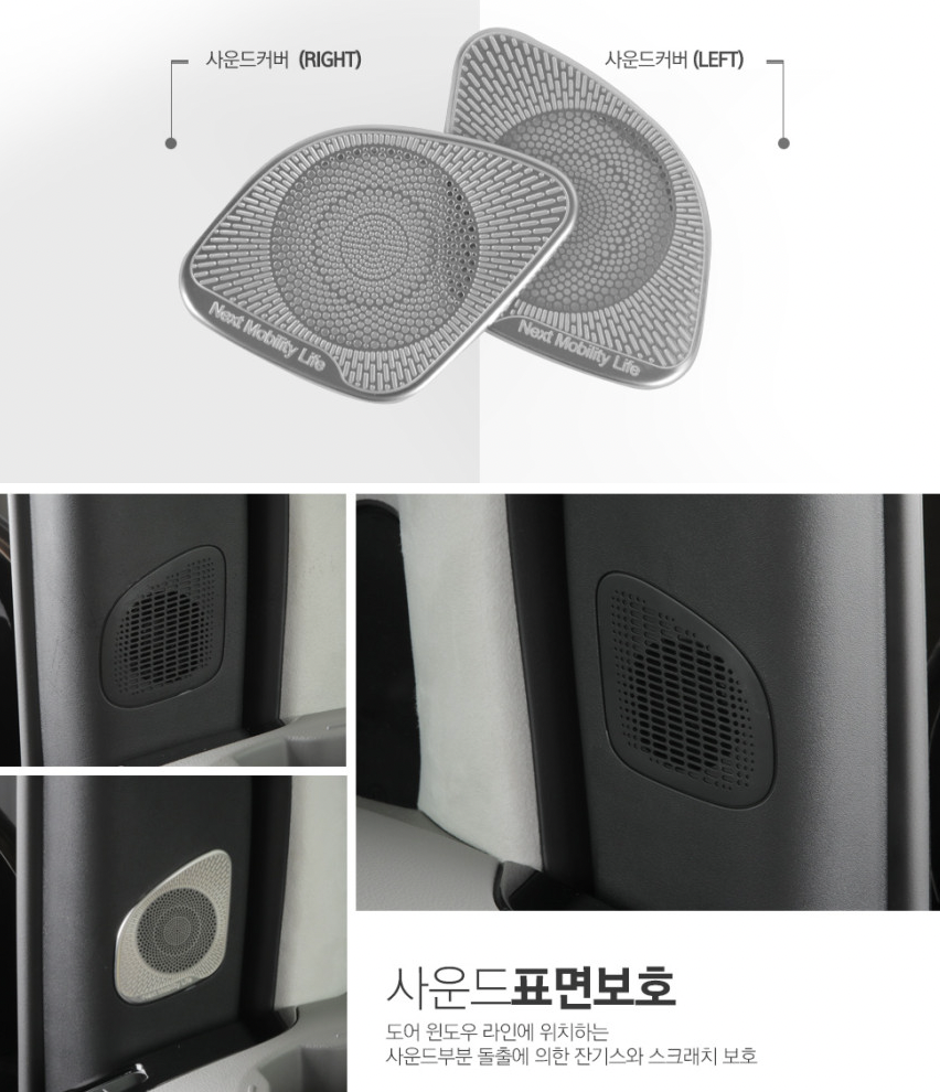 แผ่นครอบลำโพงเสาคู่หน้า Hyundai STARIA