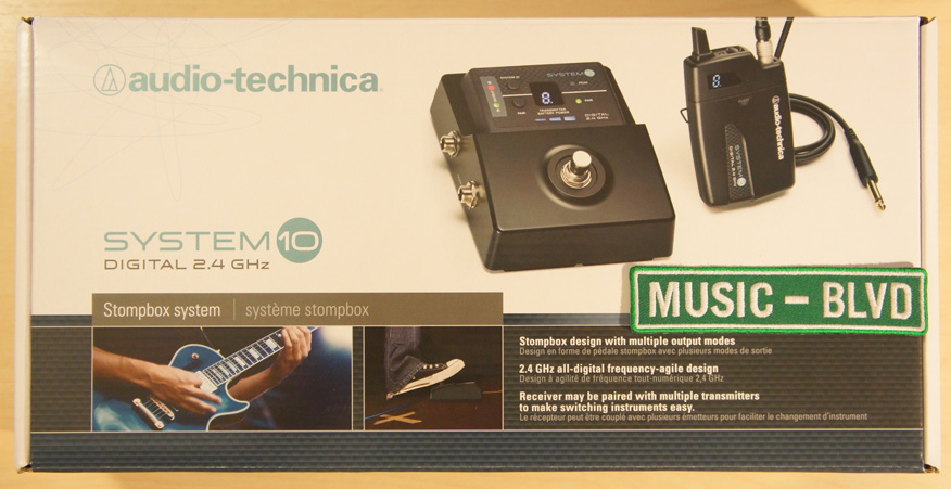 Audio-Technica System 10 Digital Guitar Stompbox Wireless Controller