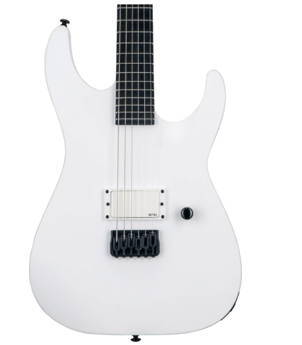 ESP LTD M-HT Arctic Metal Electric Guitar - Snow White Satin