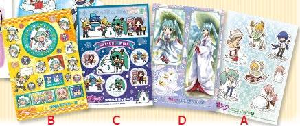 สติ๊กเกอร์เมทัลลิก Snow Miku 2013 (1แบบ,แท้)[B,D]คลิ๊กอ่านก่อนซื้อ