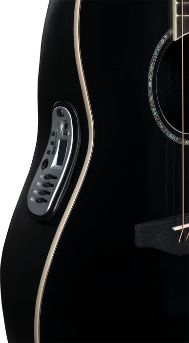 Ovation iDea Celebrity Acoustic-Electric Guitar with Built-In MP3 Recorder Black