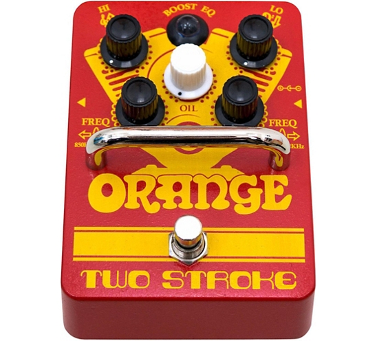 Orange Amplifiers Two-Stroke Boost EQ Guitar Effects Pedal