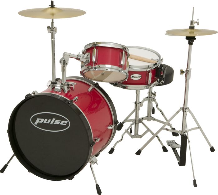 Pulse 3-Piece Deluxe Junior Drum Set
