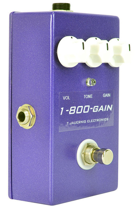 T. Jauernig Electronics 1-800-GAIN Distortion Purple & Red