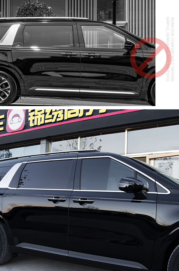 โครเมี่ยมขอบกระจก KIA Carnival KA4(Gen4)