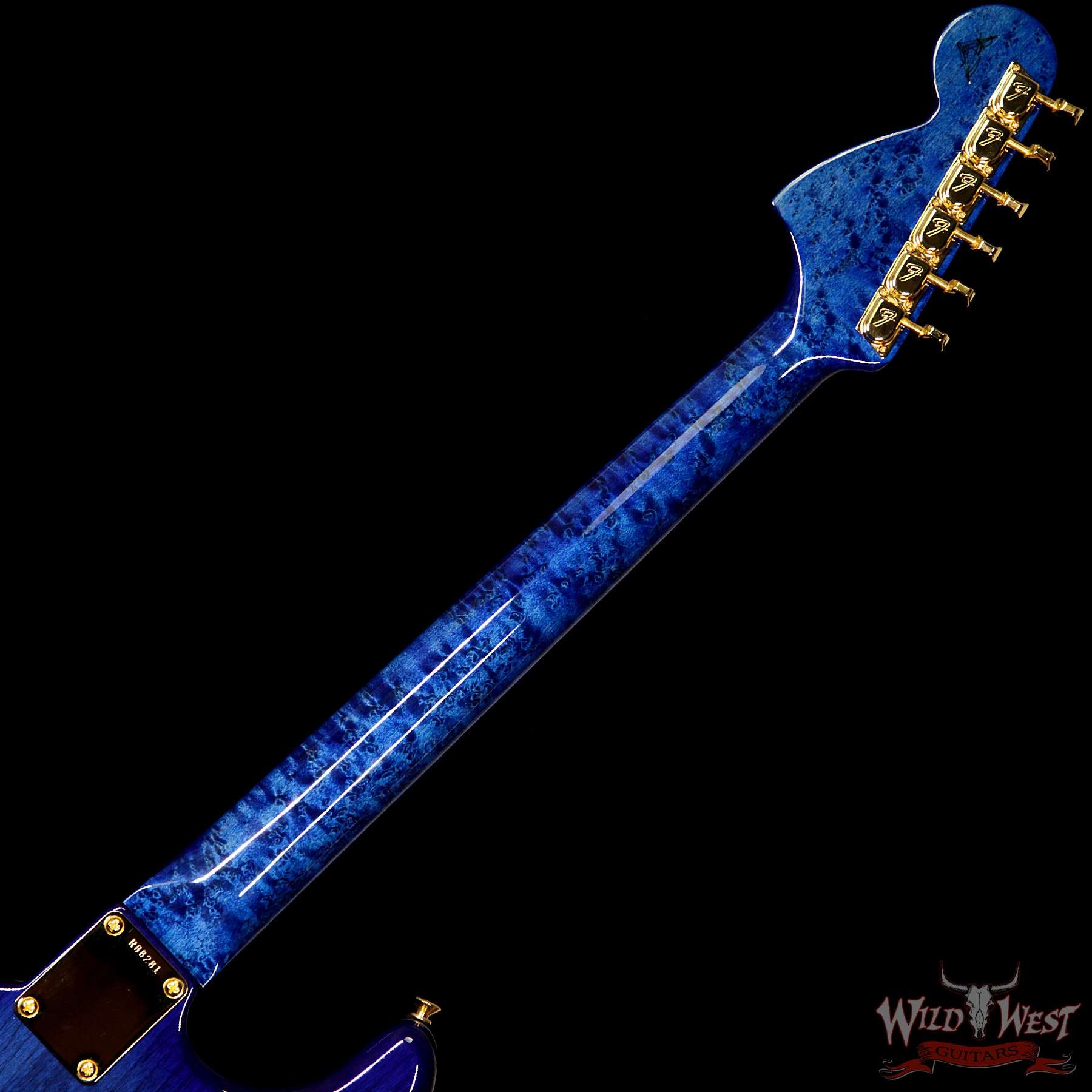 Fender Custom Shop Masterbuilt Yuriy Shishkov 1969 Stratocaster NOS Flame Top - Royal Blue