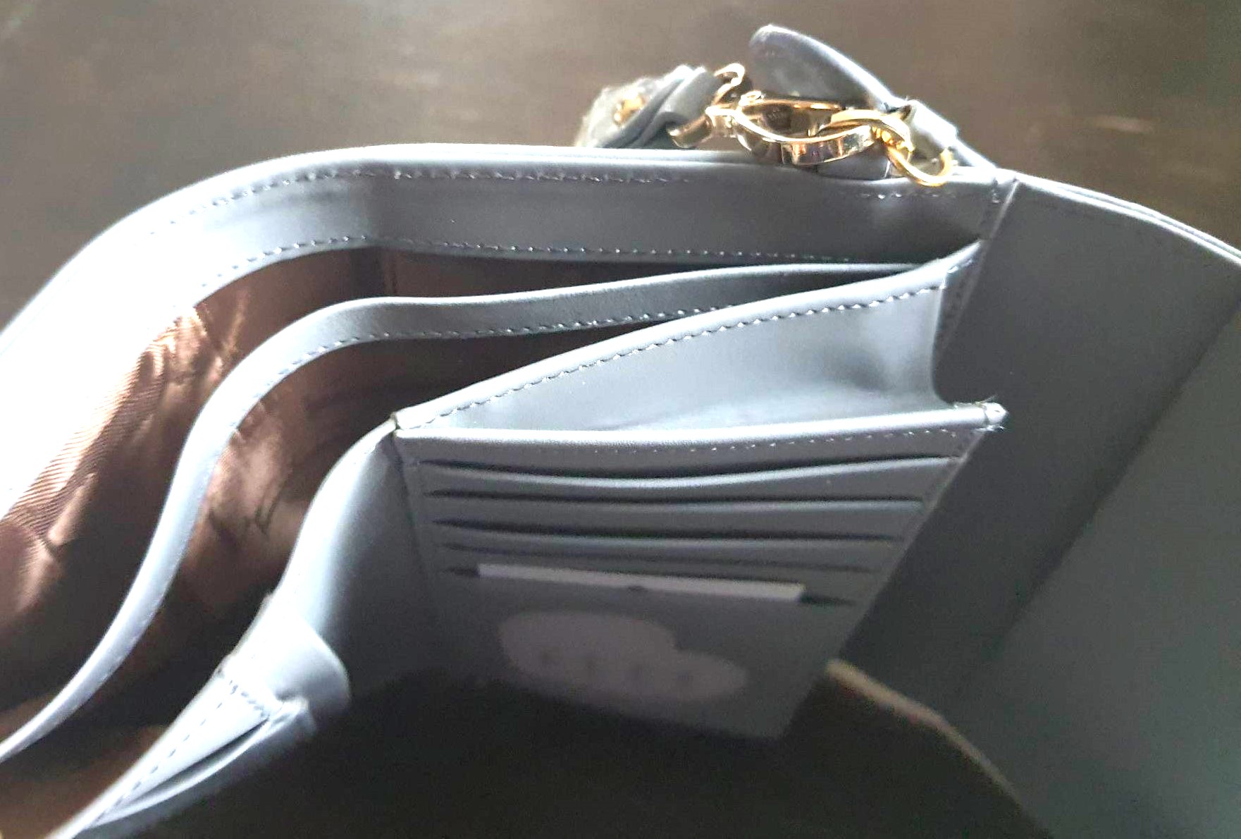 กระเป๋าสตางค์ ELLE เทา มีหู ใหม่ แท้