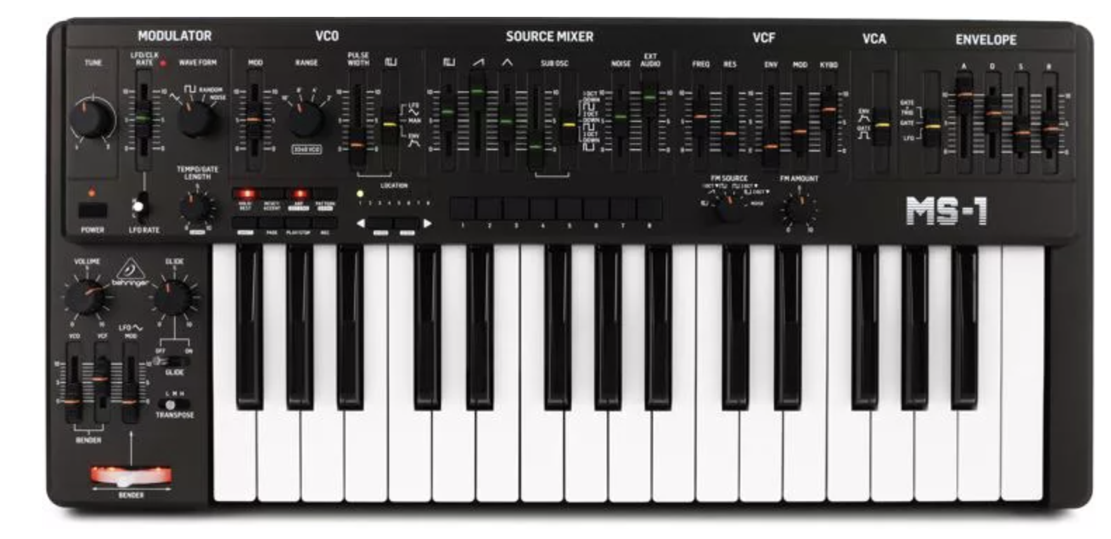 Behringer MS-1 Analog Synthesizer with Handgrip