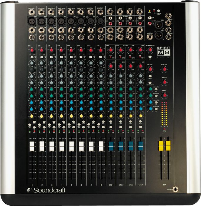 Soundcraft M Series Spirit M8 16-Channel Mixer