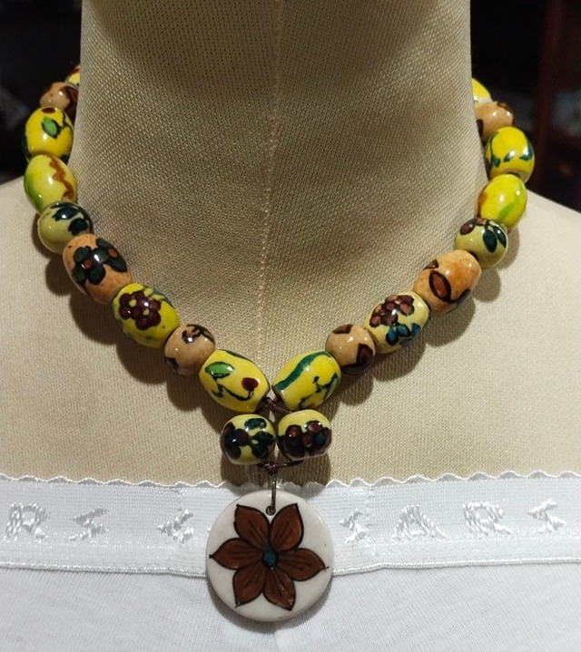 สร้อยคอแฟชั่น เนื้องาน เซรามิก