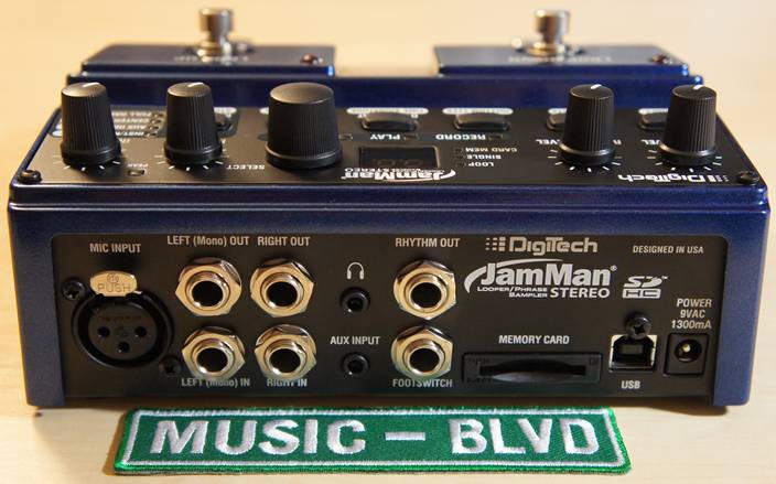 DigiTech JML2 JamMan Stereo Looper and Phrase Sampler Guitar Effects Pedal