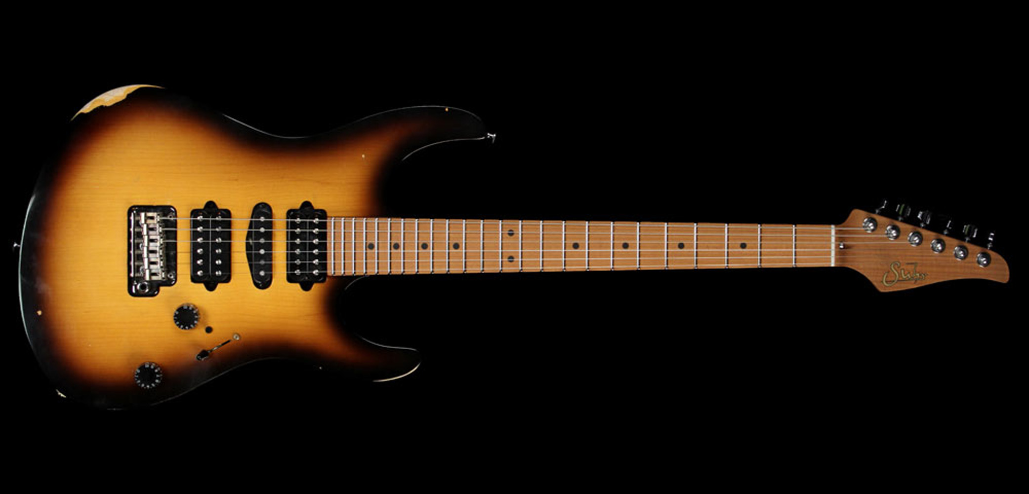 Suhr Guthrie Govan Antique Modern Electric Guitar 2-Tone Tobacco Burst