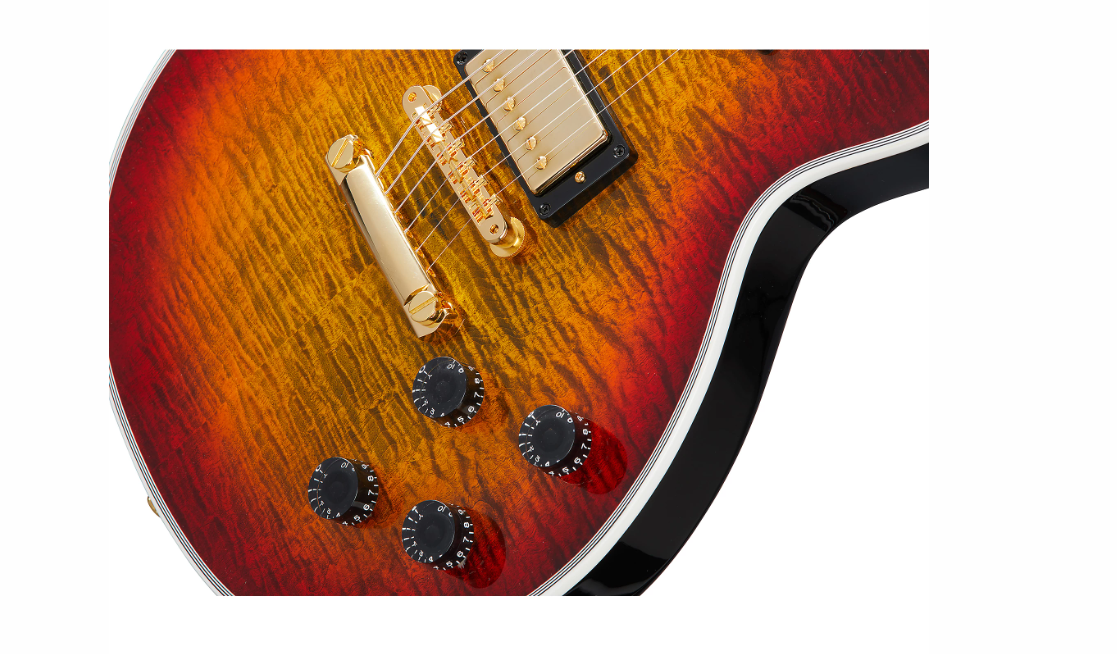 Gibson Custom Les Paul Axcess Custom Figured Electric Guitar Bengal Burst