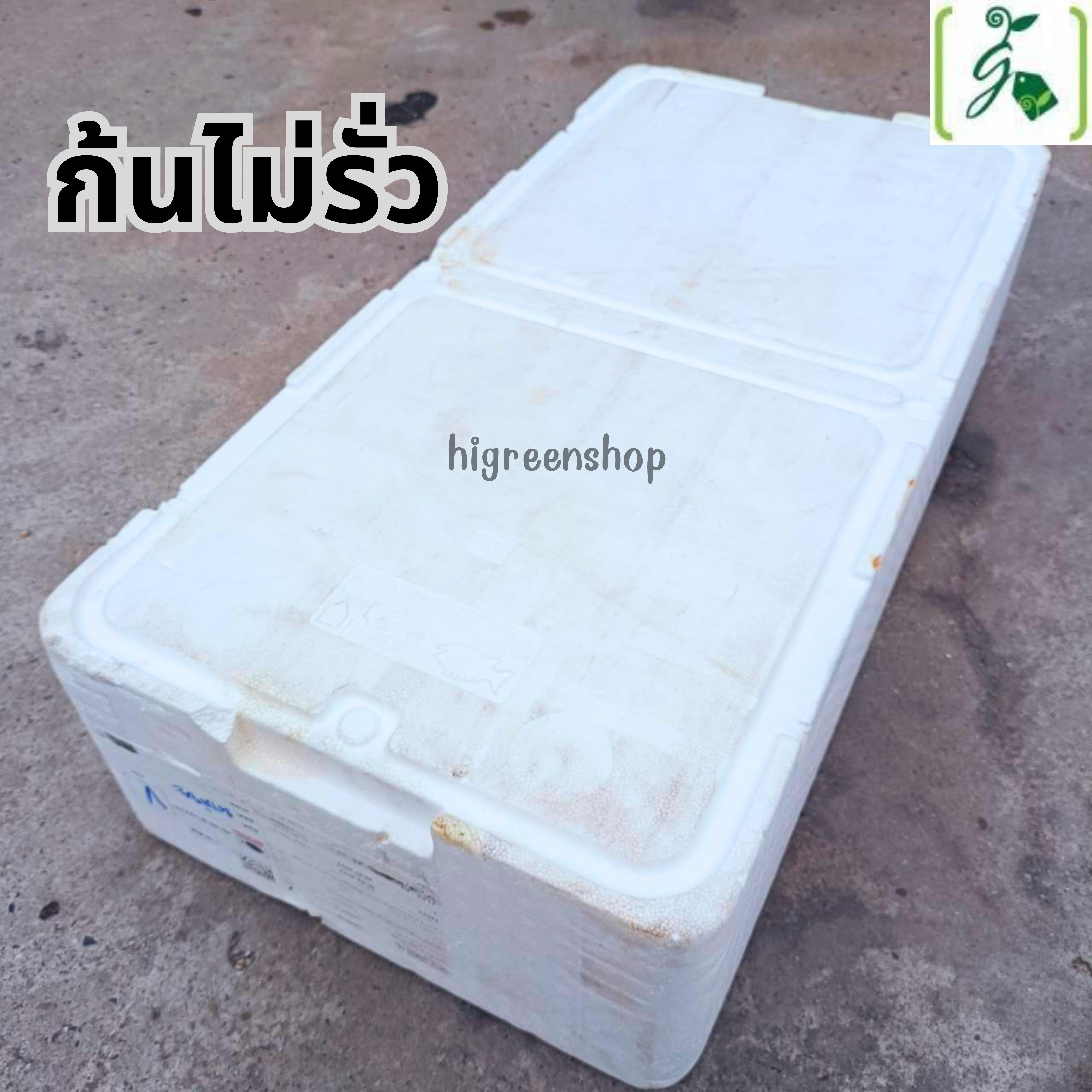 กล่องโฟมมือ 2 กล่องเปล่า กล่องปลา (สูง 21 cm.) กล่องปลูกผักไฮโดรโปนิกส์ เจาะรูฟรี + แถมถุงรองลัง เจาะรูสลัด 8 ต้น หรือผักไทย 24 ต้น เลือกได้ เซต 20 ลัง