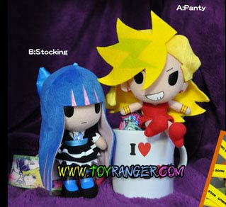 ตุ๊กตา Panty&Stocking with Garterbelt SET 2 (แท้)
