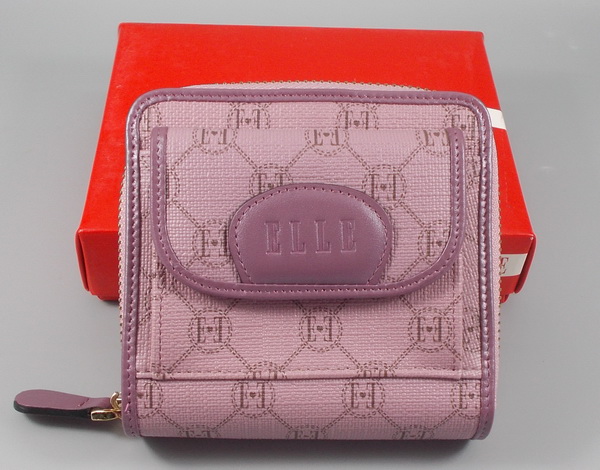 กระเป๋าสตางค์ ELLE ม่วง ใหม่ แท้