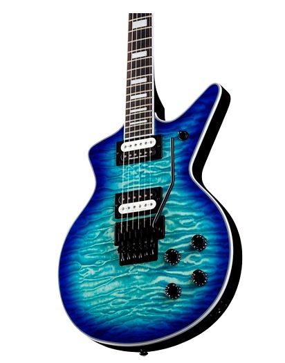 Dean Cadi Select Quilt Top Floyd Electric Guitar Ocean Burst