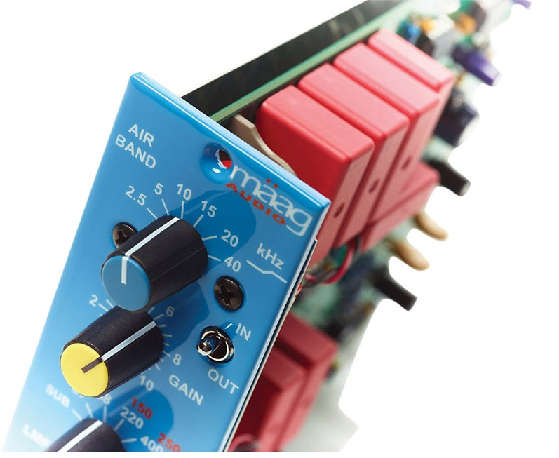 Maag Audio EQ2 2 Band Equalizer w/AIR BAND and Input ATTN - 1 Channel (500 Series)