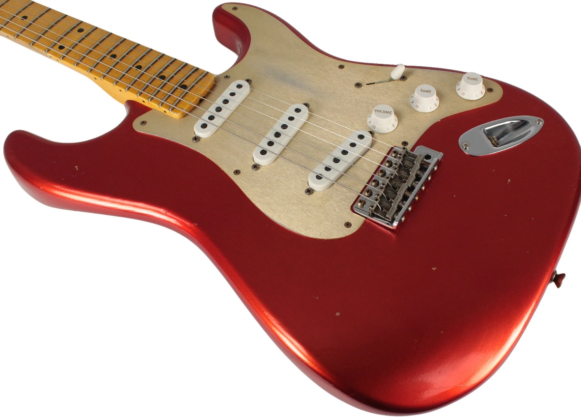 Fender Custom Shop Limited 55 Dual-Mag Strat Journeyman Relic, Aged Candy Apple Red