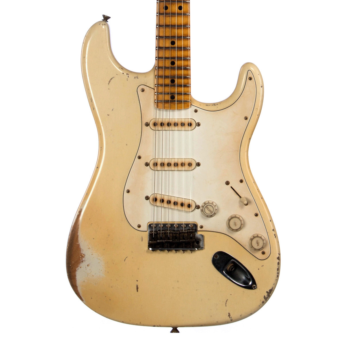 Fender Custom Shop MVP Series 1969 Stratocaster Relic Masterbuilt John Cruz - Olympic White