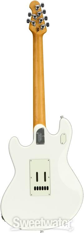 Ernie Ball Music Man StingRay Guitar - Ivory White