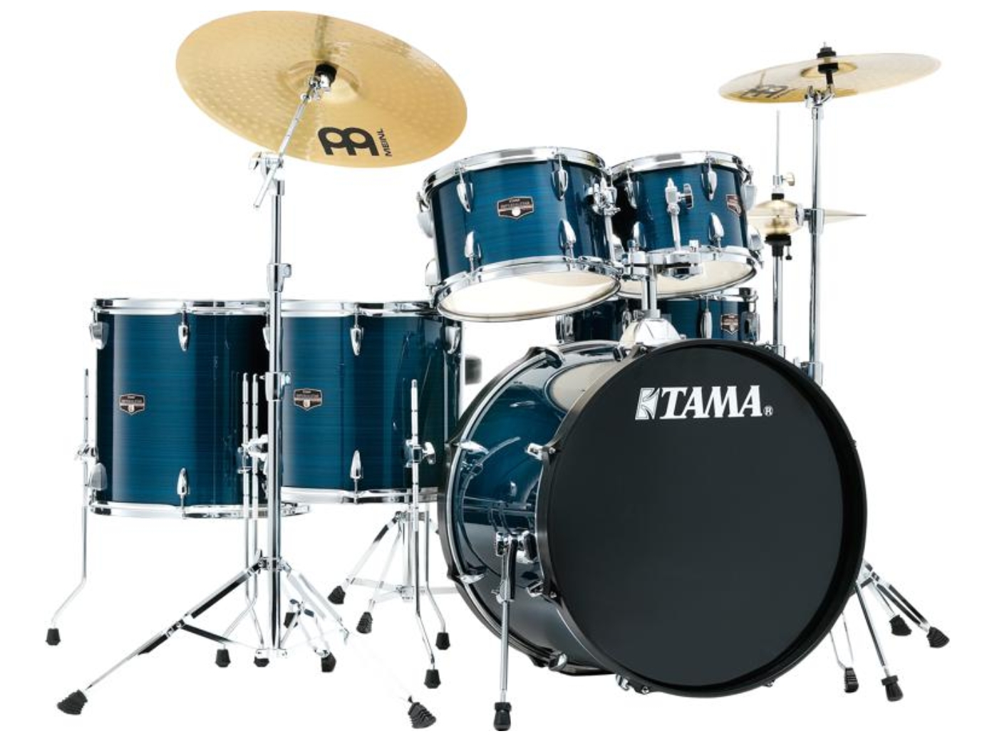 Tama Imperialstar IE62C 6-piece Complete Drum Set with Snare Drum and Meinl Cymbals