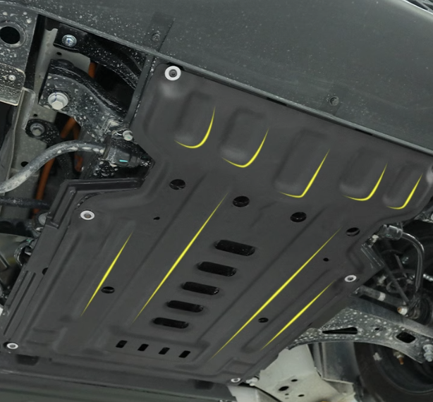 แผ่นป้องกันมอเตอร์ แผ่นกันแบตใต้ท้องรถ Wuling Binguo EV