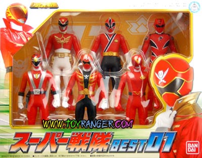 Legend Sentai Super Sentai BEST 01 Soft Vinyl Figure LOT JP (แท้)