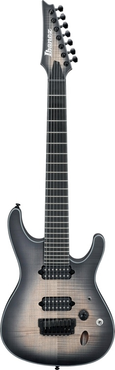 Ibanez SIX7FDFM Iron Label 7-String - Dark Space Burst